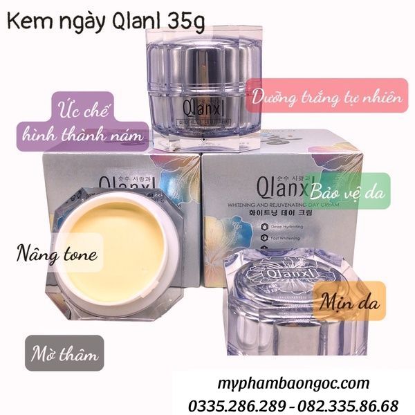 BỘ KEM QLANXL TRẮNG DA TRỊ NÁM TÀN NHANG 35G HÀN QUỐC