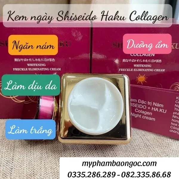 KEM TRỊ NÁM TÀN NHANG TRẮNG DA SHISEIDO HAKU