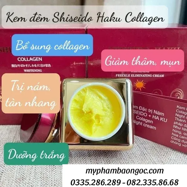 KEM TRỊ NÁM TÀN NHANG TRẮNG DA SHISEIDO HAKU