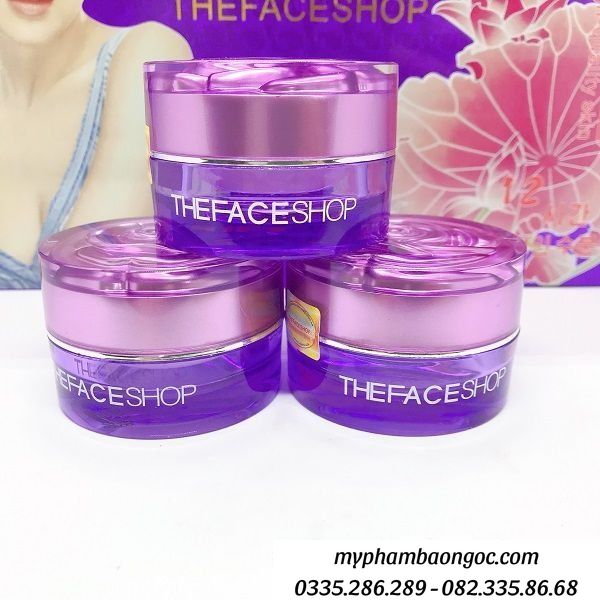 BỘ KEM THE FACE SHOP TÍM DƯỠNG TRẮNG DA TRỊ NÁM HÀN QUỐC