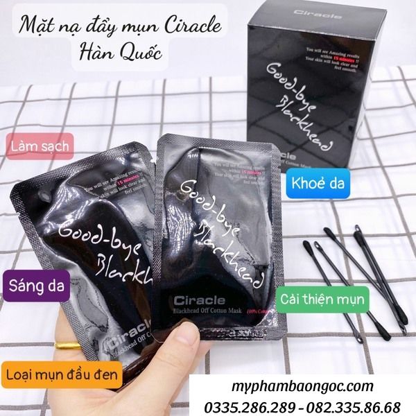 MẶT NẠ ĐẨY MỤN ĐẦU ĐEN CIRACLE GOOD BYE BLACKHEAD HÀN QUỐC