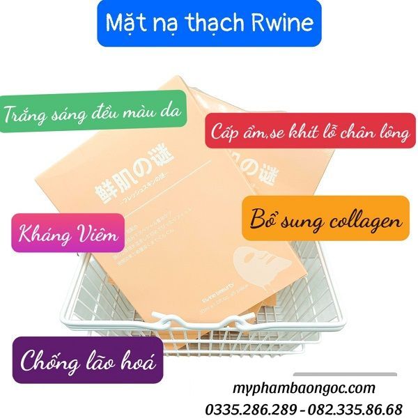 MẶT NẠ NHAU THAI TẾ BÀO GỐC RWINE BEAUTY BỔ XUNG COLLAGEN