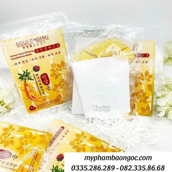 Mặt nạ sâm Gold Ginseng