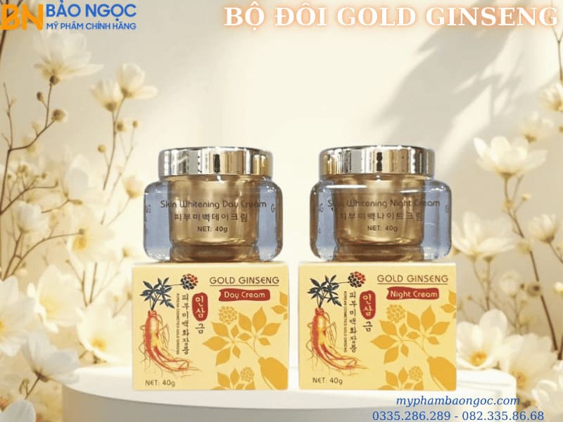 BỘ MỸ PHẨM TRỊ NÁM TÀN NHANG GOLD GINSENG 4IN1 HÀN QUỐC