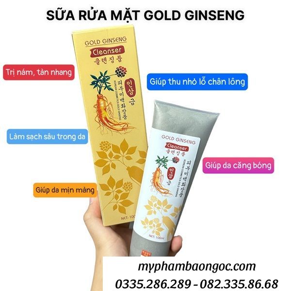 BỘ MỸ PHẨM TRỊ NÁM TÀN NHANG GOLD GINSENG 4IN1 HÀN QUỐC