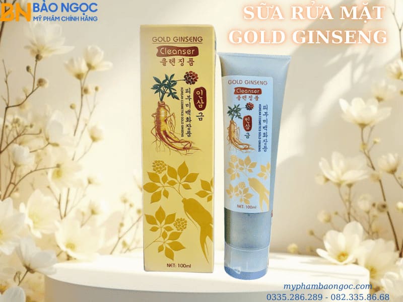 Sữa rửa mặt Gold Ginseng