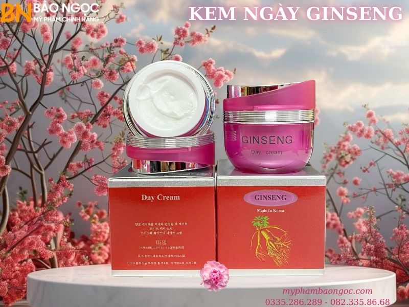 BỘ MỸ PHẨM TRỊ NÁM TRẮNG DA NHÂN SÂM GINSENG 4IN1 HÀN QUỐC