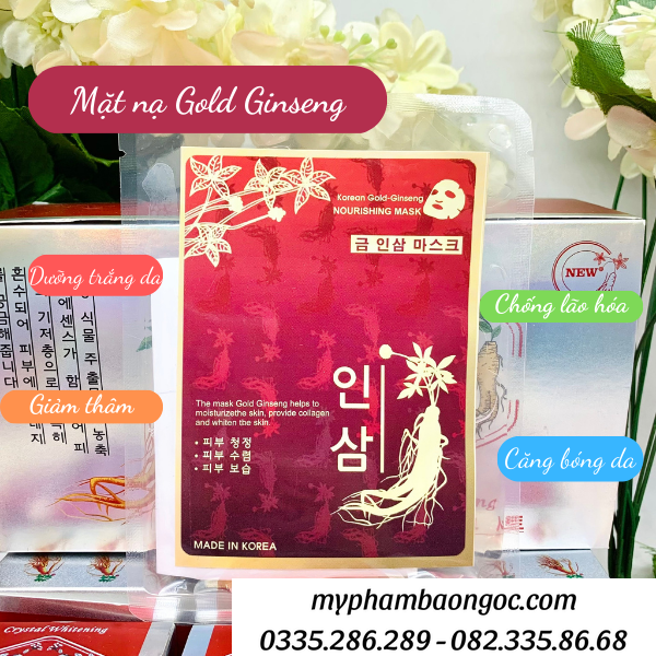 BỘ MỸ PHẨM NHÂN SÂM TRỊ NÁM DƯỠNG TRẮNG DA RED GINSENG 5IN1