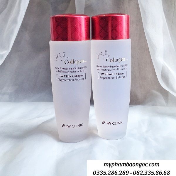 NƯỚC HOA HỒNG 3W CLINIC ĐỎ COLLAGEN HÀN QUỐC 150ML