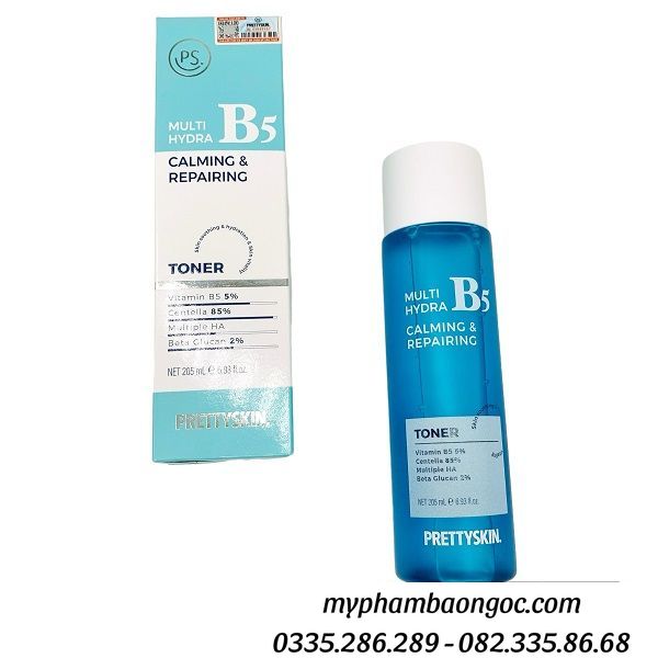 NƯỚC HOA HỒNG B5 PRETTYSKIN MULTI HYDRA CALMING REPAIRING