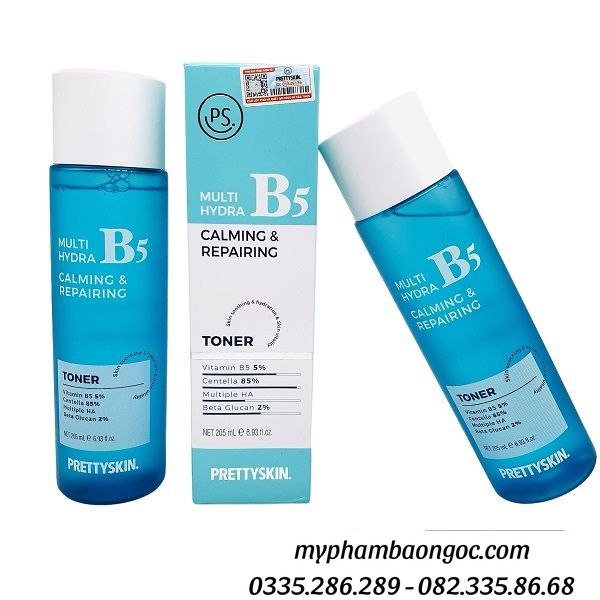 NƯỚC HOA HỒNG B5 PRETTYSKIN MULTI HYDRA CALMING REPAIRING