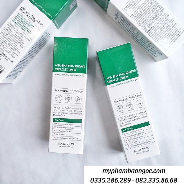 NƯỚC HOA HỒNG SOME BY MI AHA BHA PHA 30 DAYS MIRACLE TONER