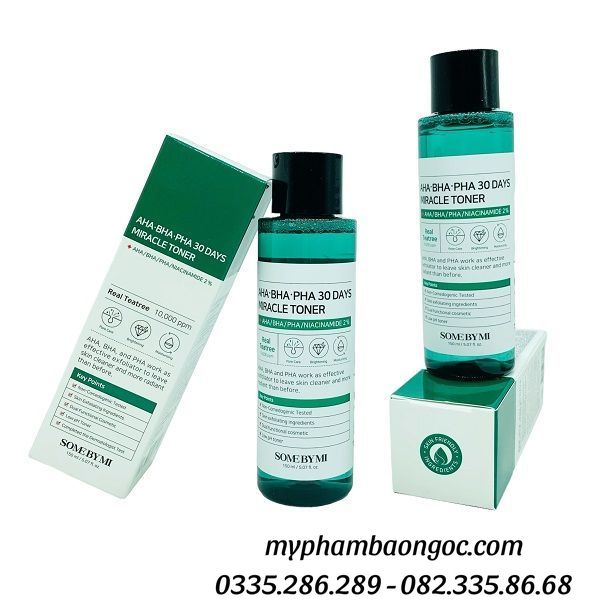 NƯỚC HOA HỒNG SOME BY MI AHA BHA PHA 30 DAYS MIRACLE TONER