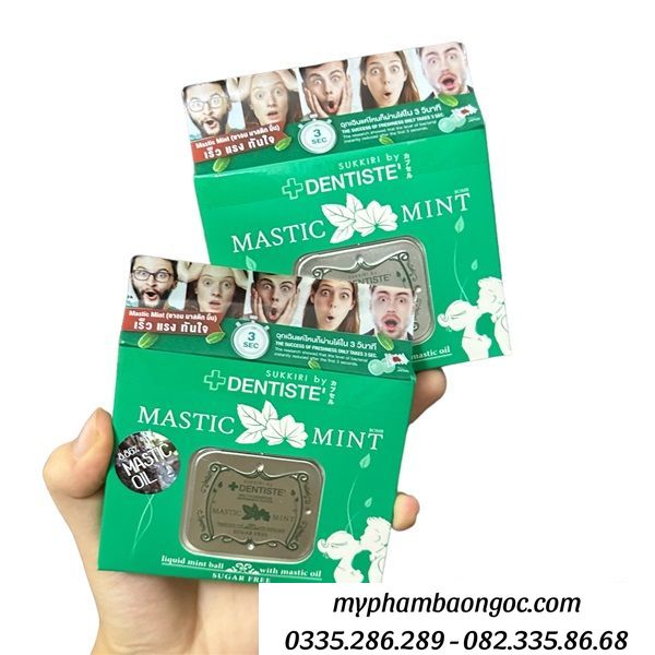 Kẹo tình yêu Dentiste Mastic Mint Thái Lan