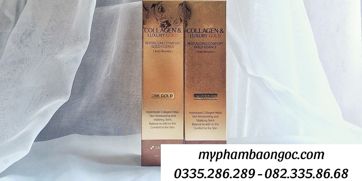 SERUM 3W CLINIC COLLAGEN LUXURY 24K GOLD HÀN QUỐC 150ML