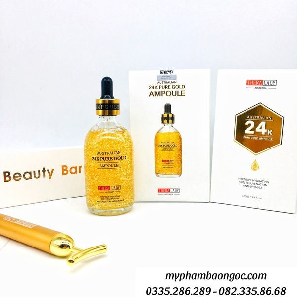 SERUM AUSTRALIAN 24K VÀNG PURE GOLD AMPOULE CHỐNG LÃO HOÁ