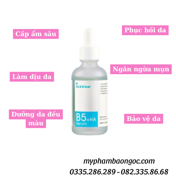Tác dụng của Serum B5 HA