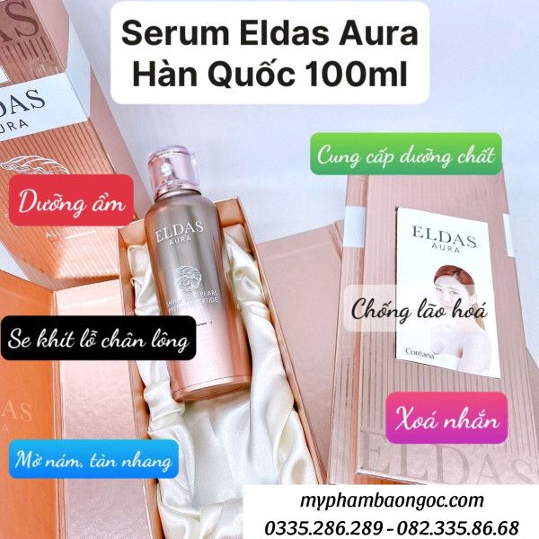 SERUM ELDAS AURA SHINE GOLD PEARL PRENIUM PEPTIDE ALL IN ONE