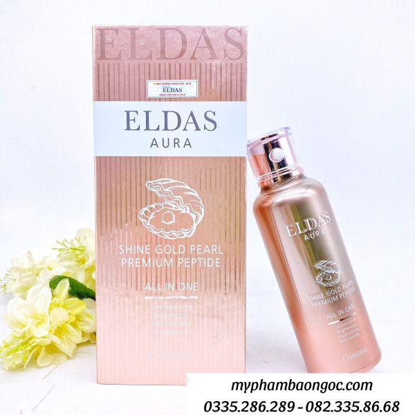 SERUM ELDAS AURA SHINE GOLD PEARL PRENIUM PEPTIDE ALL IN ONE