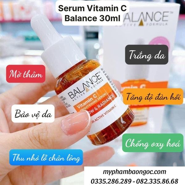 SERUM VITAMIN C BALANCE CẤP ẨM CĂNG BÓNG MỜ THÂM PHỤC HỒI DA