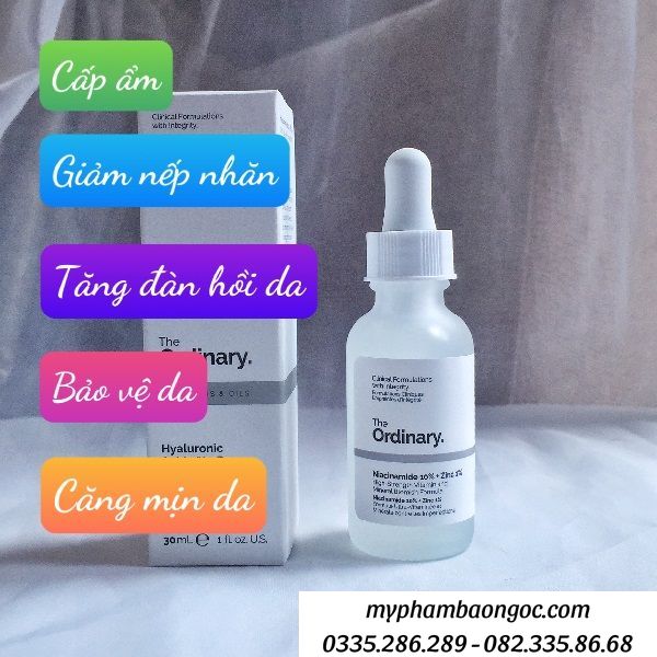 TINH CHẤT ORDINARY HYALURONIC ACID B5 CẤP NƯỚC, PHỤC HỒI DA