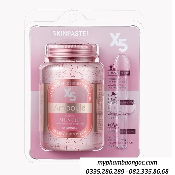 TINH CHẤT SKINPASTEL X5 ALL NIGHT RETINOL AMPOULE HÀN QUỐC