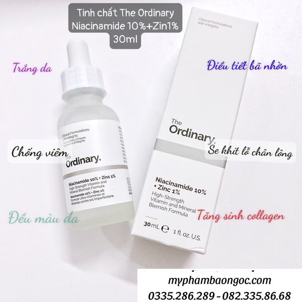 Tác dụng tinh chất The Ordinary