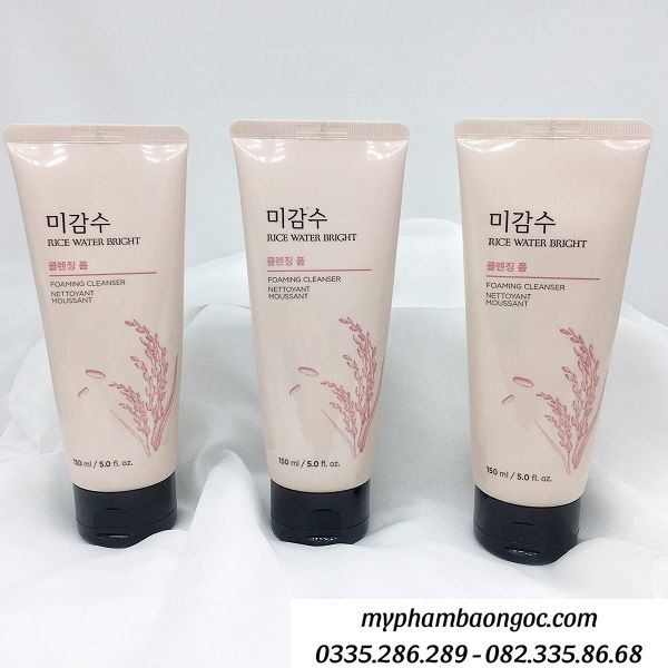 sữa rửa mặt the face shop hồng hàn quốc chính hãng
