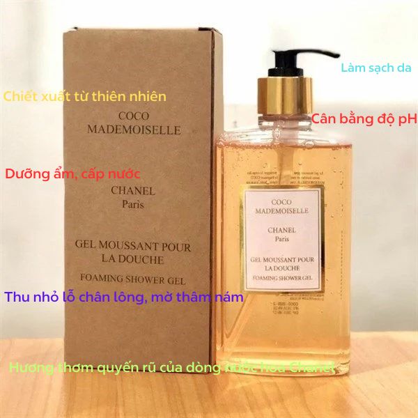 SỮA TẮM CHANEL COCO MADEMOISELLE PHÁP HƯƠNG NƯỚC HOA