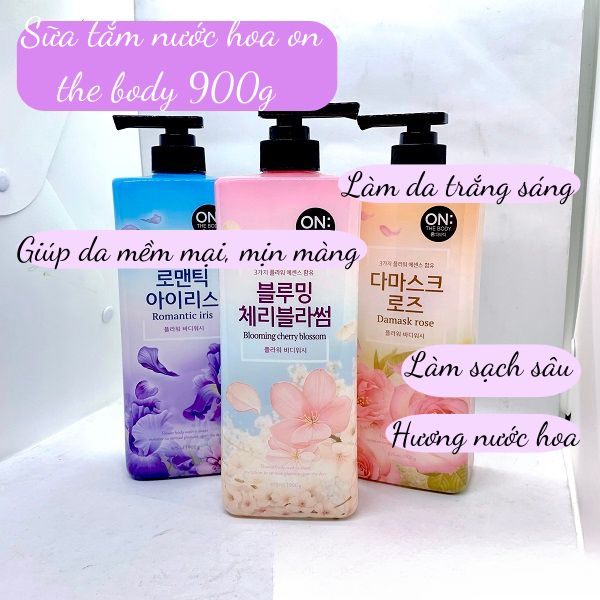 SỮA TẮM NƯỚC HOA ON THE BODY CHO LÀN DA QUYẾN RŨ MỀM MỊN