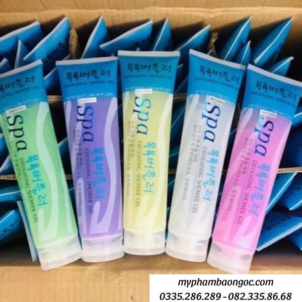 GEL TẨY DA CHẾT THE FACESHOP SPA ESSENTIAL PLANT BODY US