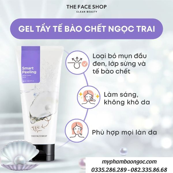 Công dụng Tẩy da chết The Faceshop