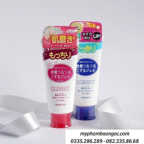 GEL TẨY TẾ BÀO CHẾT ROSETTE NHẬT BẢN CHIẾT XUẤT TỪ HOA QUẢ