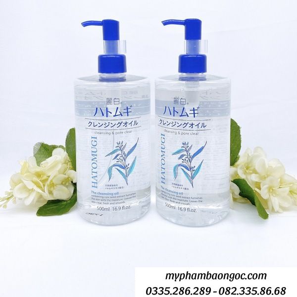 DẦU TẨY TRANG Ý DĨ HATOMUGI THE CLEANSING OIL NHẬT BẢN