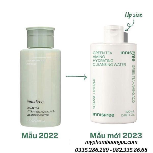NƯỚC TẨY TRANG INNISFREE GREEN TEA 300ML CAO CẤP HÀN QUỐC