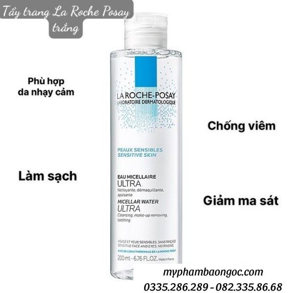 NƯỚC TẨY TRANG LA ROCHE POSAY EAU MICELLAIRE ULTRA 400ML