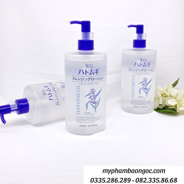 NƯỚC TẨY TRANG Ý DĨ HATOMUGI THE CLEANSING LOTION NHẬT BẢN