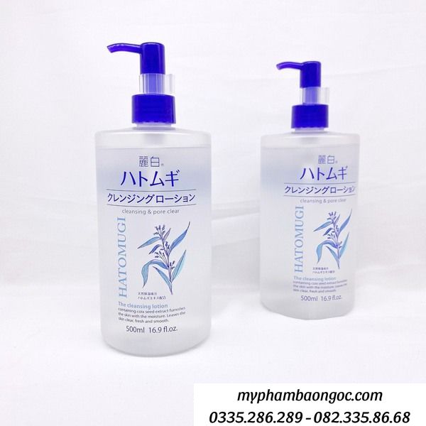 NƯỚC TẨY TRANG Ý DĨ HATOMUGI THE CLEANSING LOTION NHẬT BẢN