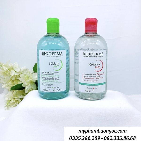 TẨY TRANG BIODERMA 500ML PHÁP CHO DA DẦU VÀ DA HỖN HỢP