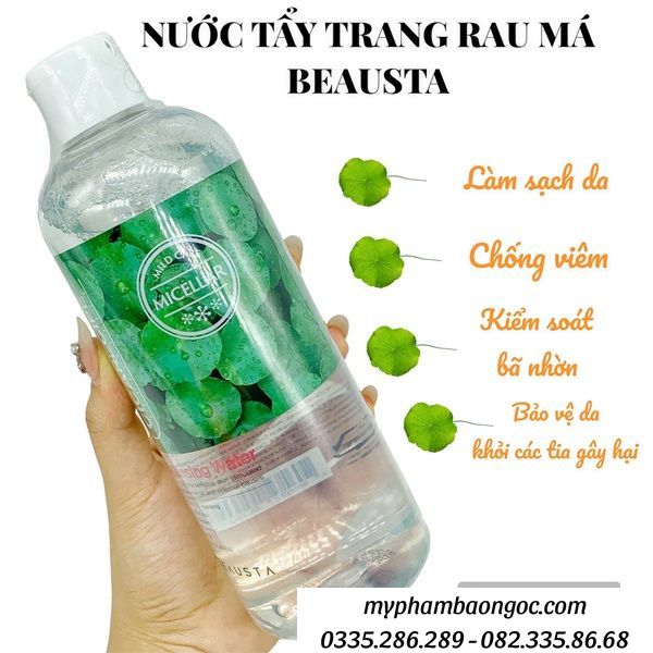 NƯỚC TẨY TRANG RAU MÁ BEAUSTA CICARECIPE MICELLAR