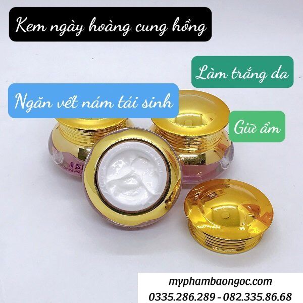 BỘ ĐÔI KEM HOÀNG CUNG HỒNG TRỊ NÁM DƯỠNG TRẮNG DA